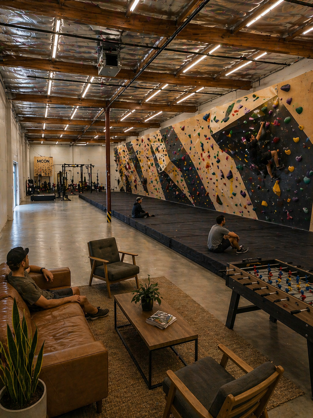 Concept rendering of the planned Climb AV space